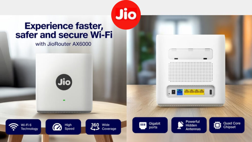 Jio AX6000 Universal Router से मिलेगा घर या ऑफिस के हर कोने में सुपरफास्ट इन्टरनेट, जानिए कीमत