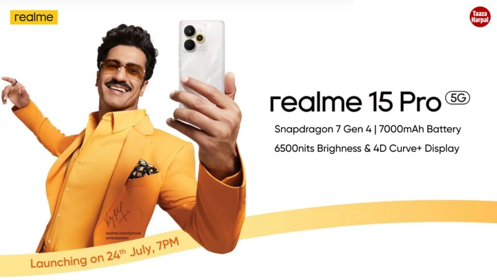 Realme 15 Pro 5G के लॉन्च से पहले जानें सभी स्पेसिफिकेशन्स और कीमत, 7000mAh बैटरी के साथ आयेगा गेमिंग फ़ोन