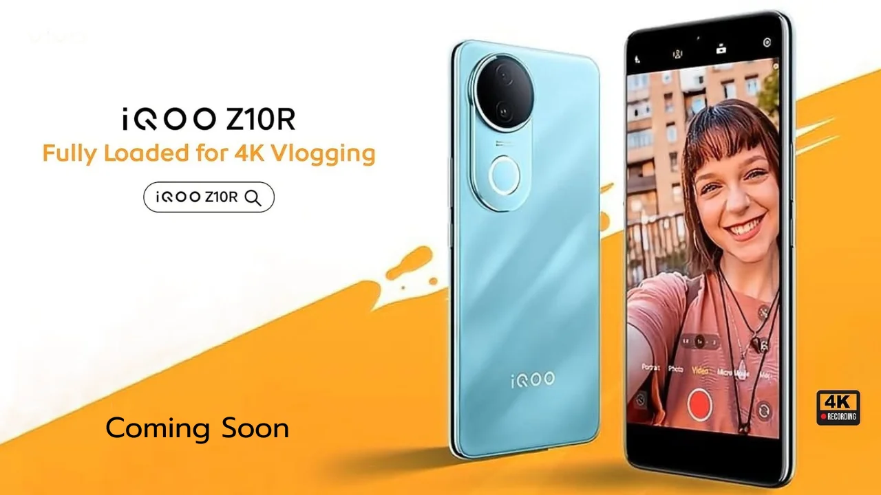 iQOO Z10R: 50MP कैमरा, कर्व्ड डिस्प्ले, 90W चार्जिंग और Dimensity 7400 के साथ जल्द होगा लॉन्च, जानें कीमत